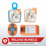 Cardiac Science Powerheart G5 AED Pad and Battery Replacement Bundle