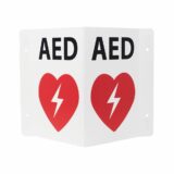Wall AED Sign <span class="product-title">3D / V-Shape</span>