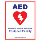 AED Decal-Sticker <span class="product-title">AED Equipped Facility</span>