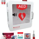 Wall AED Cabinet <span class="product-title">W/ Audible Alarm & Alert Light</span>